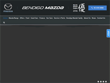 Tablet Screenshot of bendigomazda.com.au